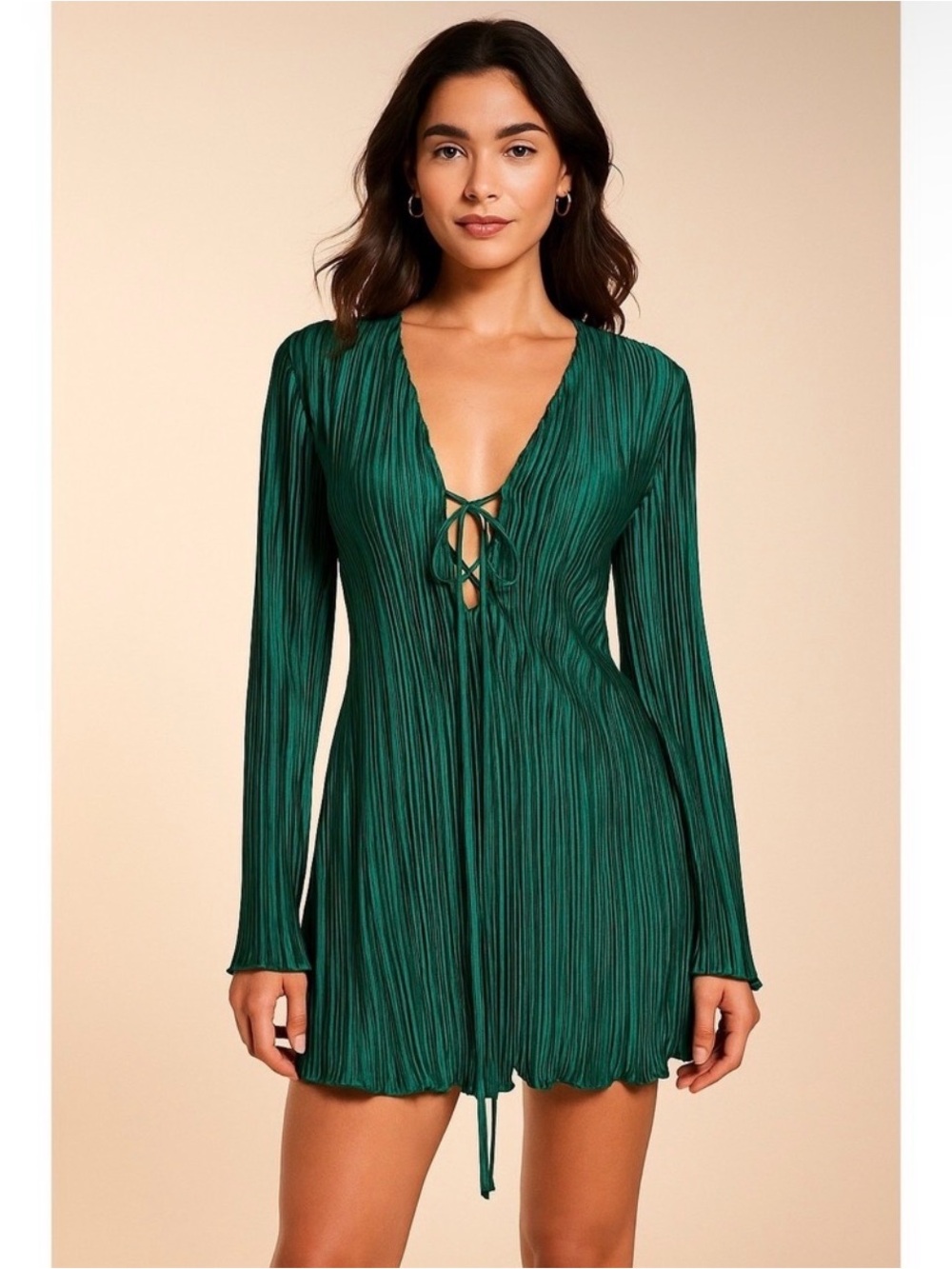 hello molly green long sleeve dress | Dresses | Hello Molly Malop Mini Emerald Size Xl size-XL